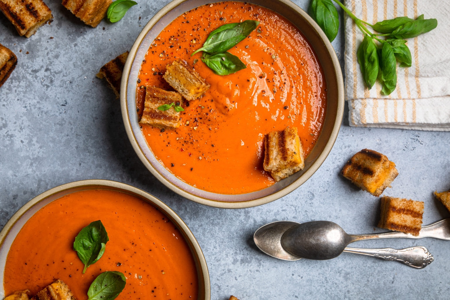 Vegan tomato soup.